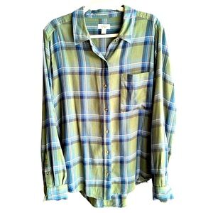Macy’s Style & Co. Plaid Shirt XL